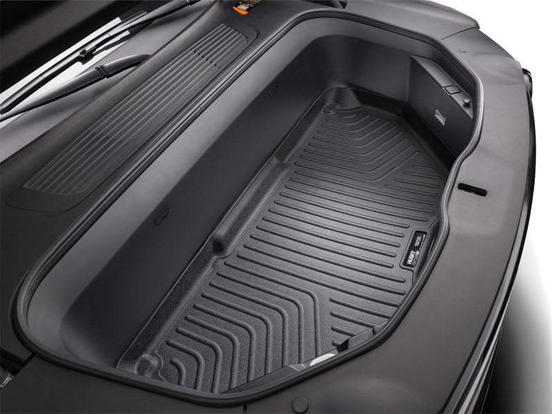 Rivian R1S Cargo Floor Liner - Husky Liners - WeatherBeater - Black - `22-`23